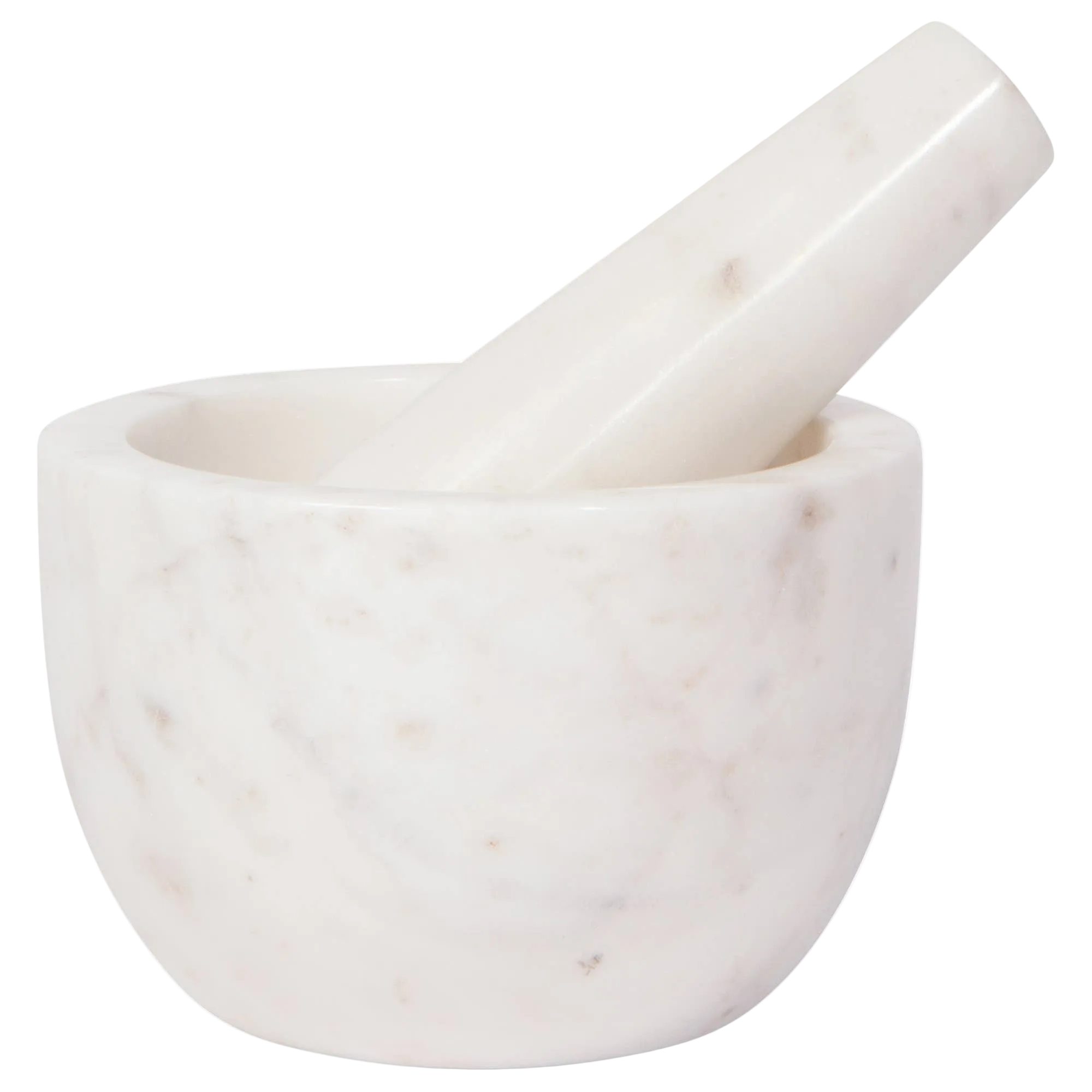 Carrara Mortar & Pestle – White Marble
