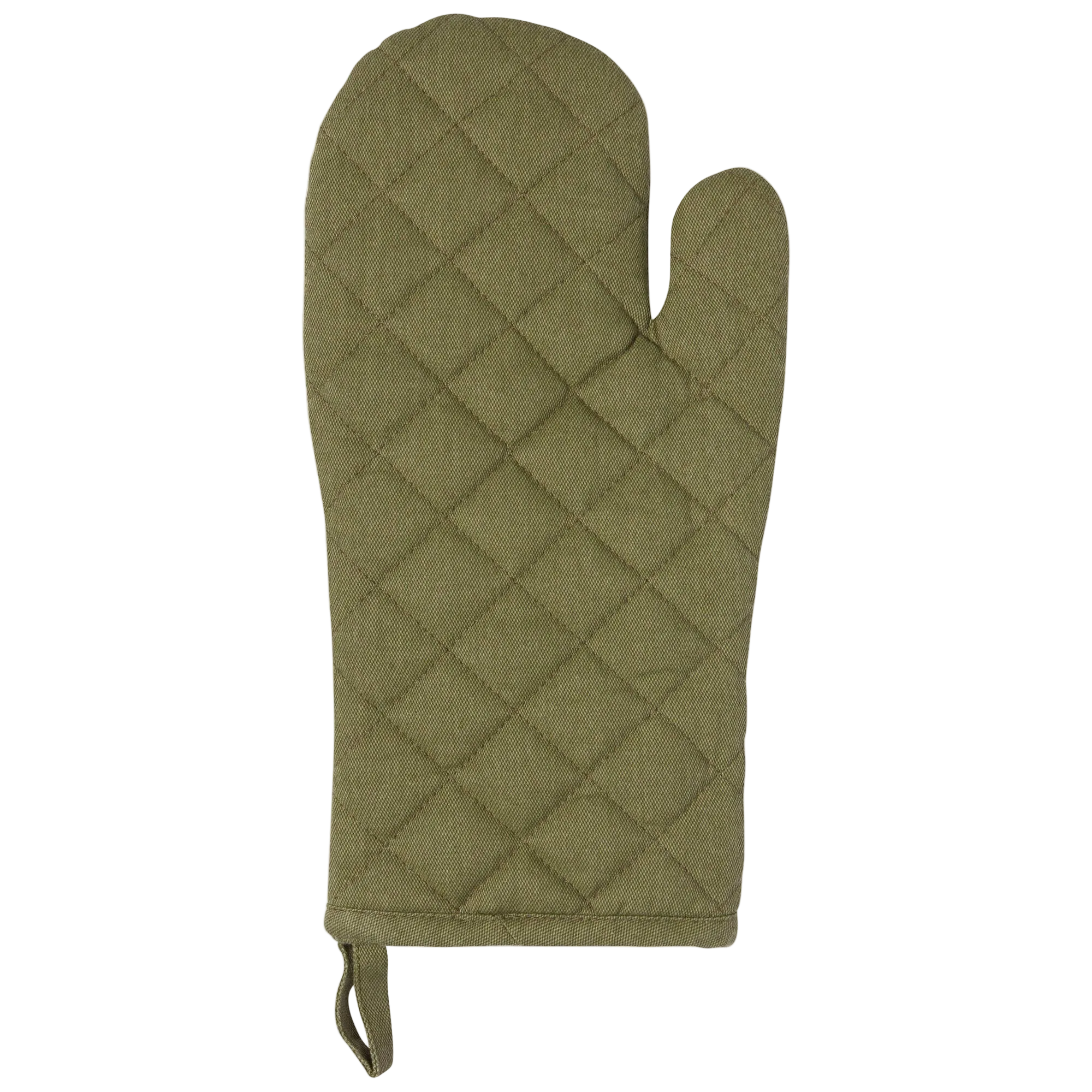 Verdure Oven Mitt – Stonewashed Olive Cotton
