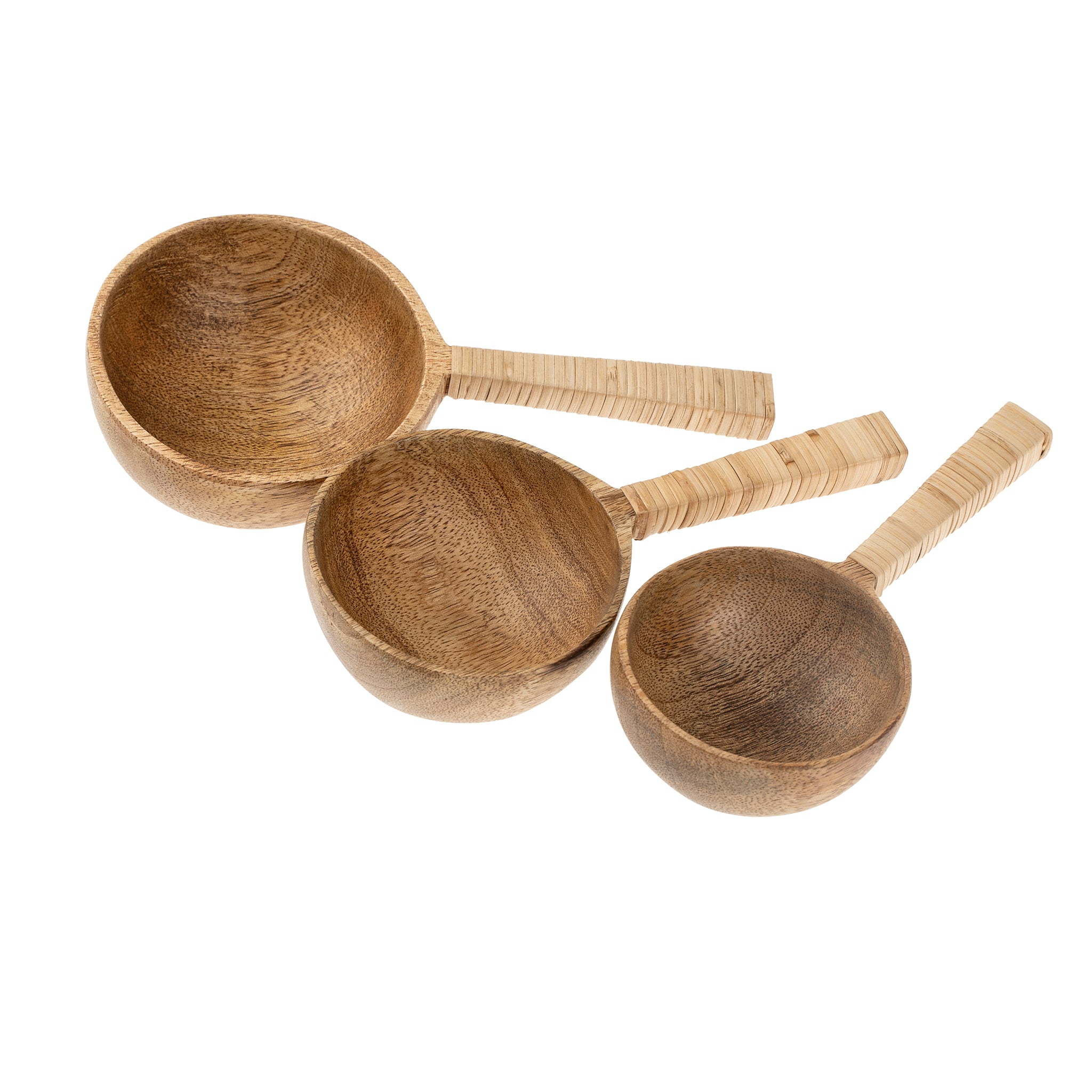 Grové Trio – Mango & Bamboo Scoop Set of 3