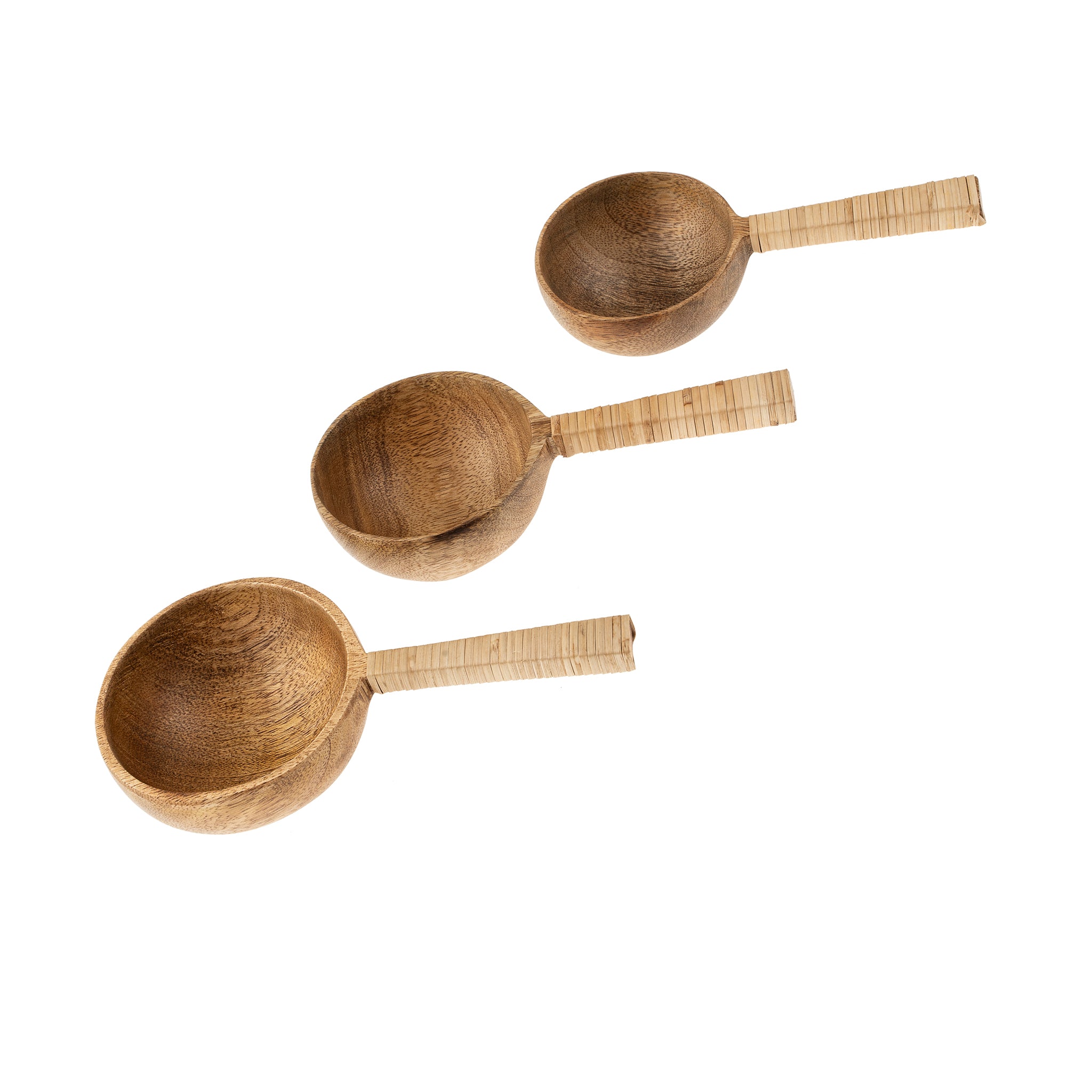 Grové Trio – Mango & Bamboo Scoop Set of 3