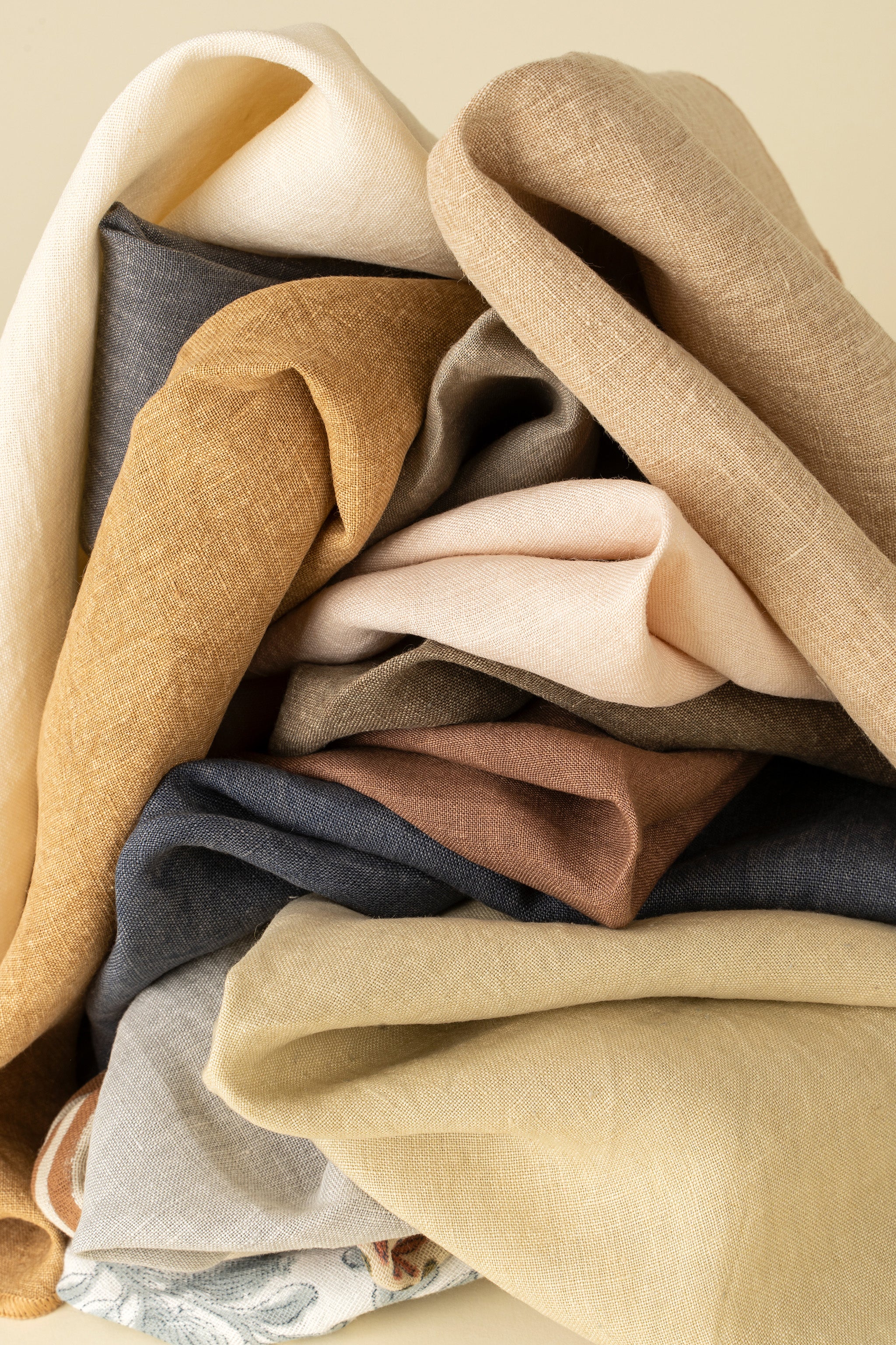 Selva Napkins – Stonewashed Linen, Dusky Green, Set of 4