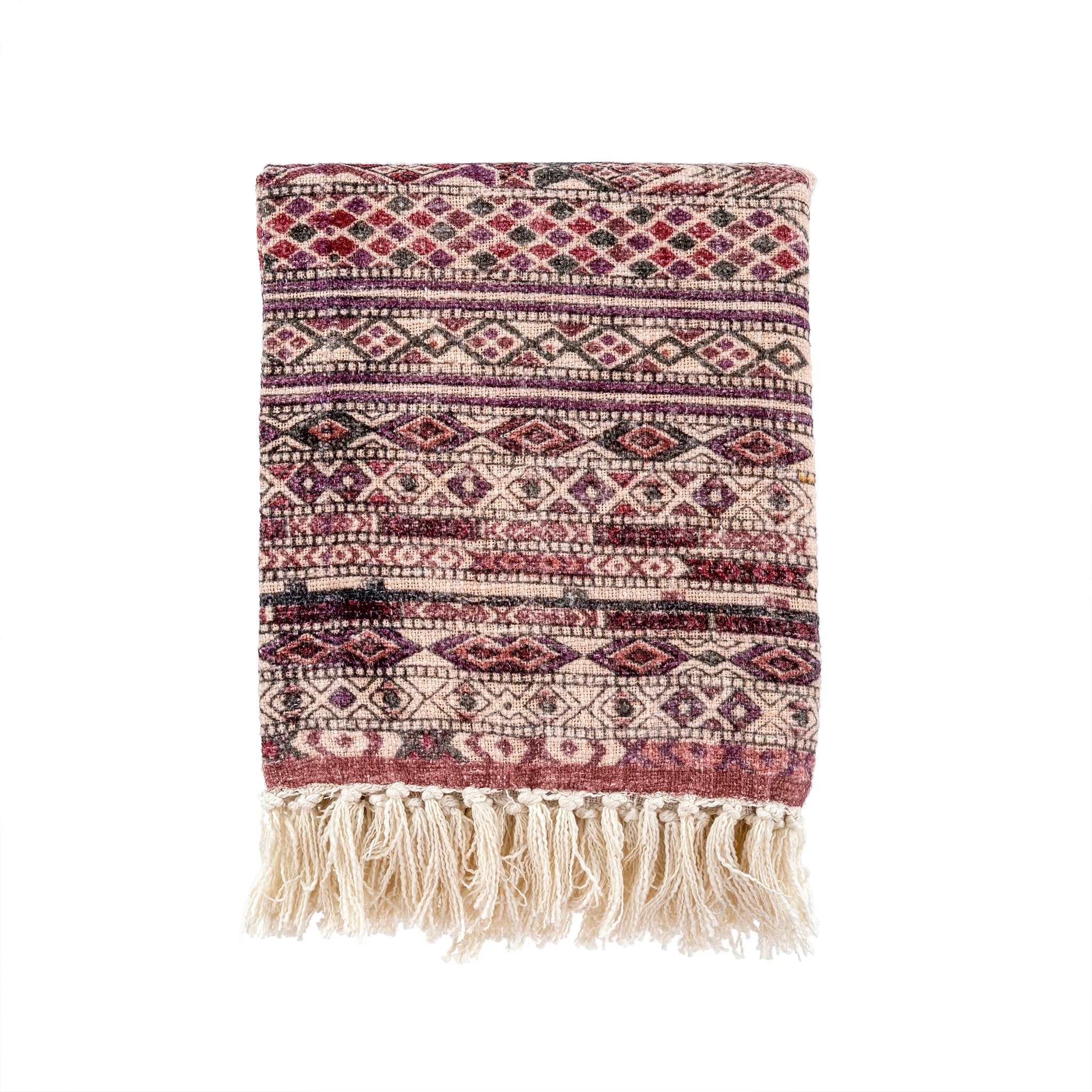 Katya Throw – Vintage Rug-Inspired Cotton Blanket