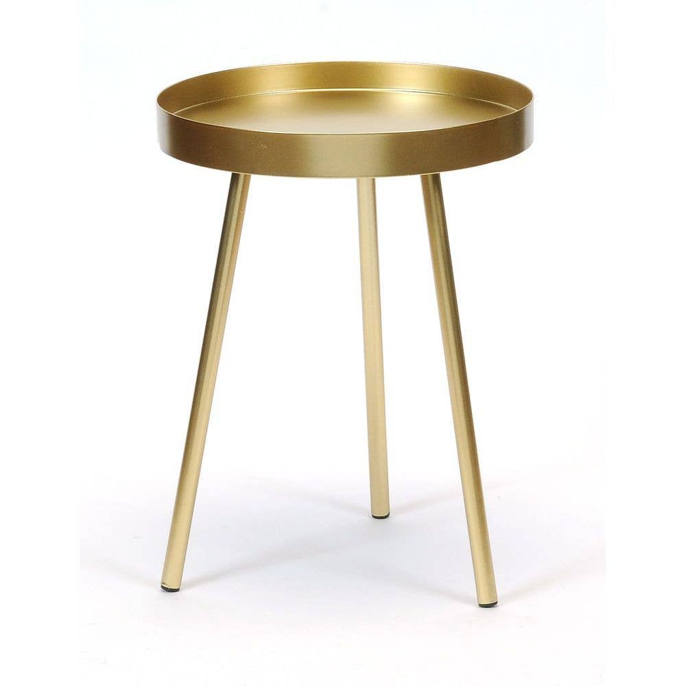 Laiton – Brass Round Side Table