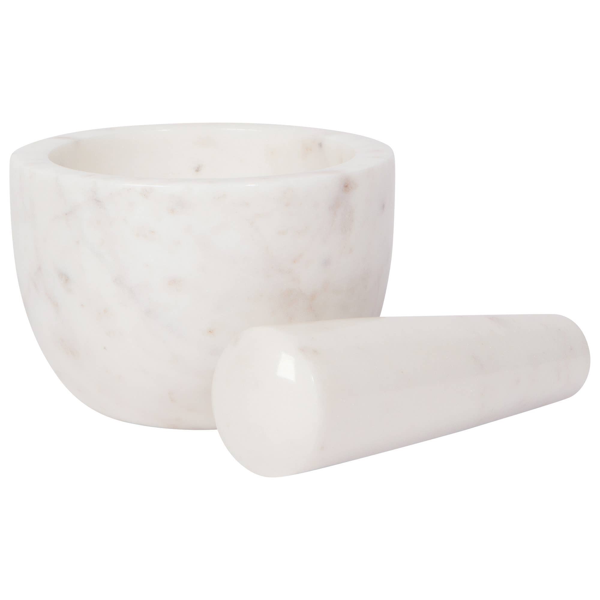 Carrara Mortar & Pestle – White Marble