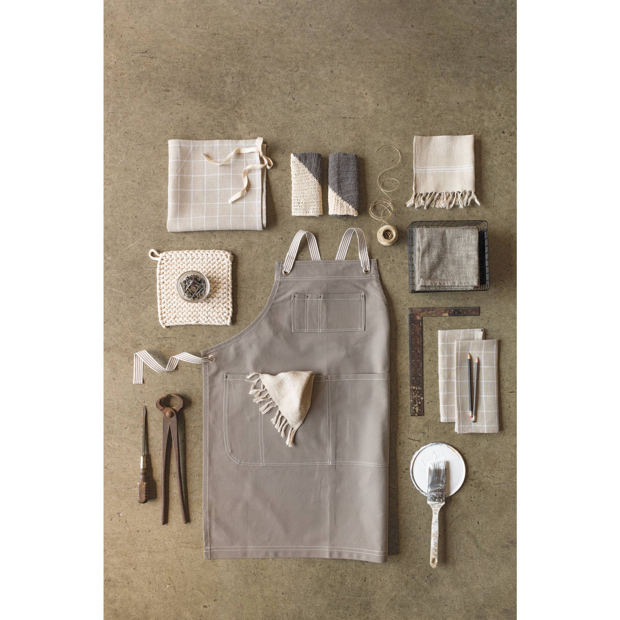 Naturel Potholder – Handwoven Cotton