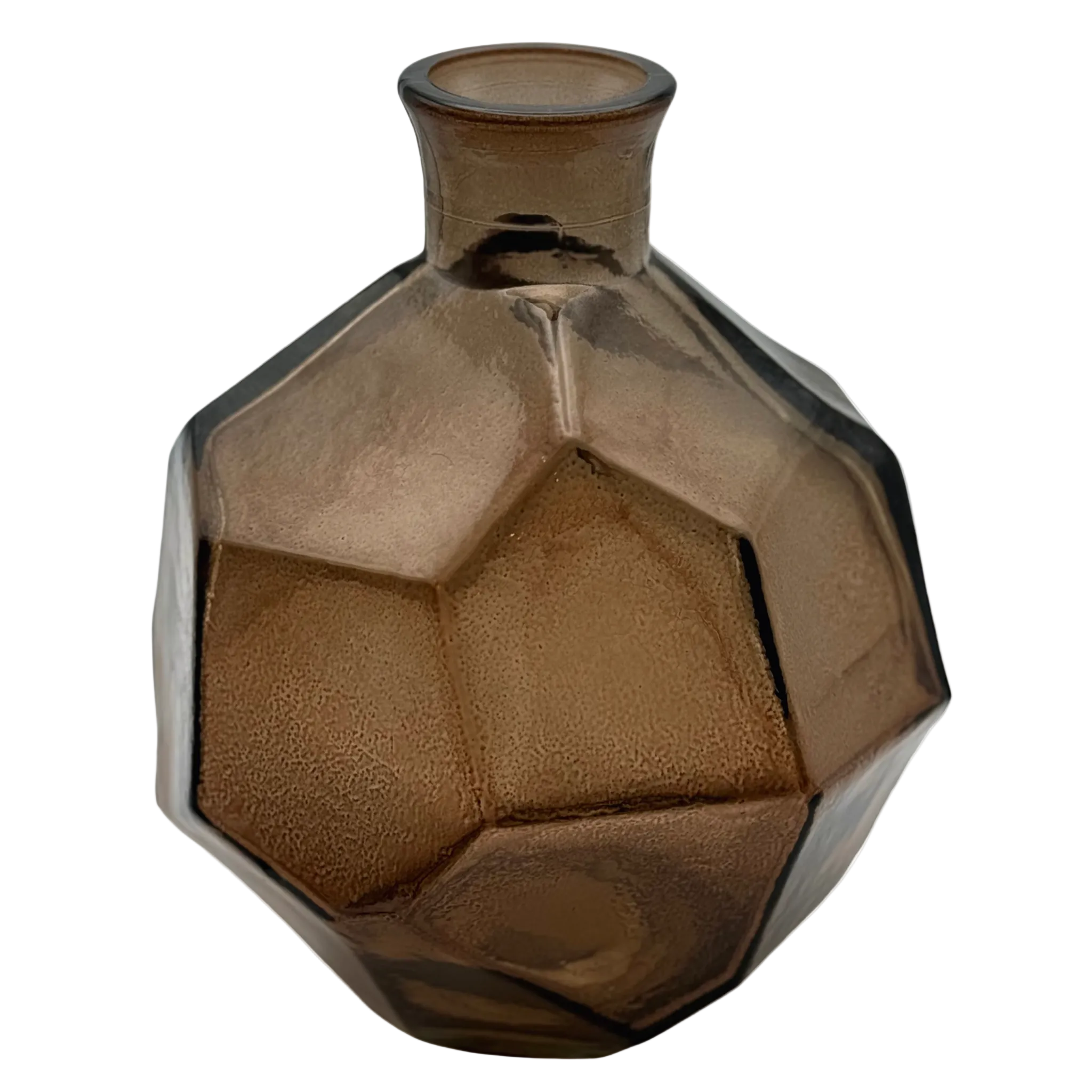 Thistlelight – Recycled Amber Glass Vessel