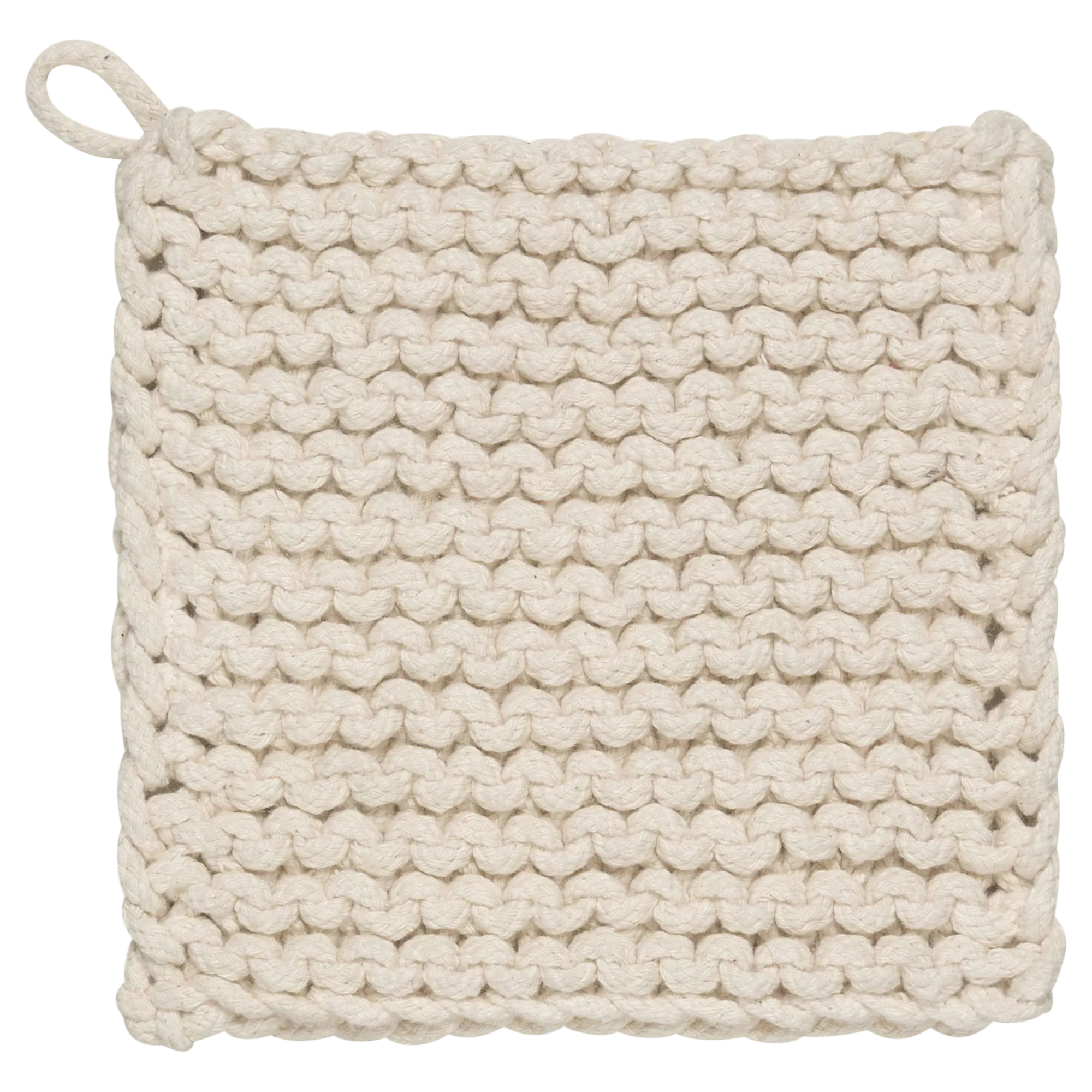 Naturel Potholder – Handwoven Cotton
