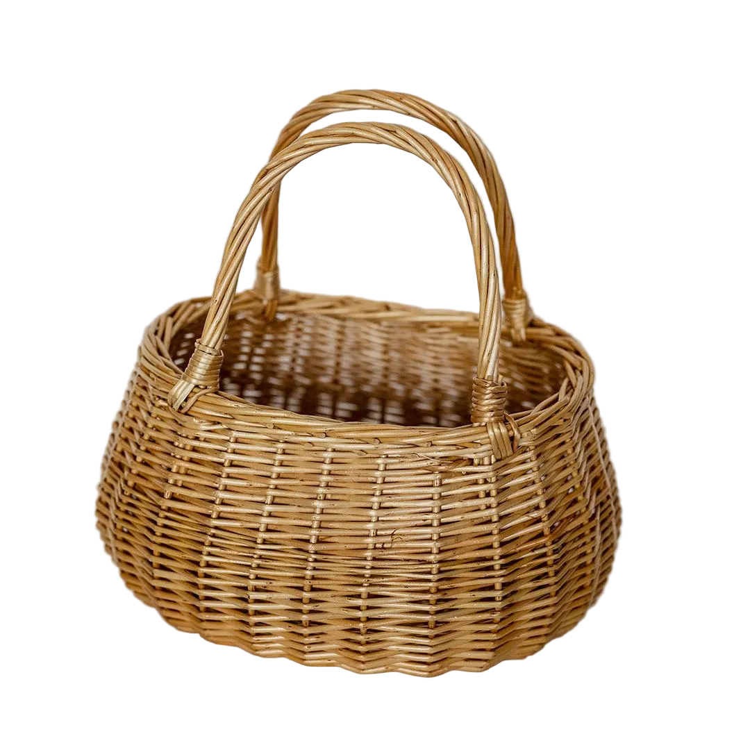 Saule Market Basket – Natural Willow