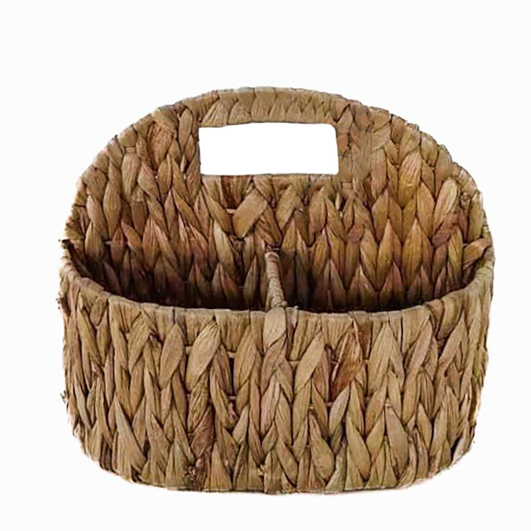 Marché Caddy – Woven Hyacinth Basket